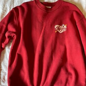 Cherry LA crewneck Valentines sweatshirt